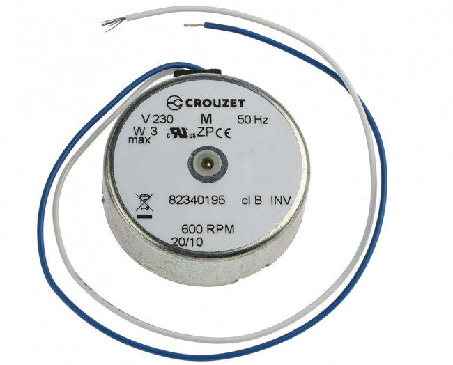 82340195, Двигатель: AC, переменного тока, 3Вт, 230ВAC, 600об./мин, 3,3мНм