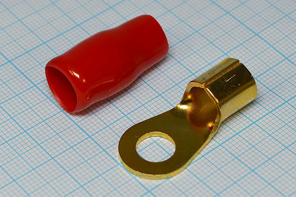 Клемма"O" d 8,2, 25,0S Au, красная