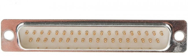 37 Way Panel Mount D-sub Connector Plug, 2.77mm Pitch