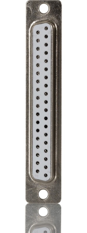 37 Way Panel Mount D-sub Connector Plug, 2.77mm Pitch