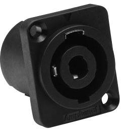 SP-4-MDQ, LOUD SPEAKER CONN, JACK, 4POS, FLANGE
