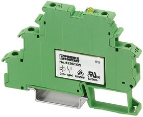 2964500, Универсальное реле, серия PLC, интерфейсное, без защелки, SPDT, 24В DC, 6А 2964500, Универсальное реле, серия PLC, интерфейсное, без защелки, SPDT, 24В DC, 6А