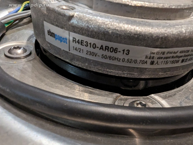 Вентилятор центробежный Ebmpapst R4E310-AR06-13 230V 0.52/0.70A