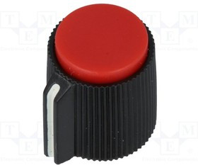 KK-10, Ручка; с указателем; пластик; øоси:6,35мм; ø13x15мм; винтом