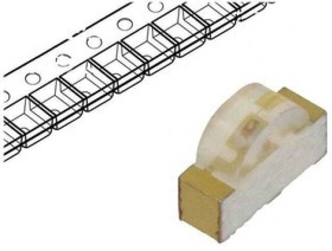HSMG-C680, Standard LEDs - SMD GaP Green