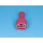 KLS8-01109-FDFD1.25-250, Клемма ножевая 6.3мм, розетка, полностью изолированная, провод 0.25-1.5мм²