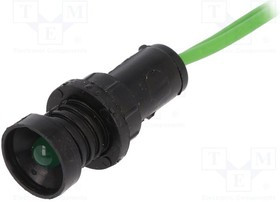 LKM220-G, Сигнальная лампа с СИД 5мм AC/DC230В зеленая