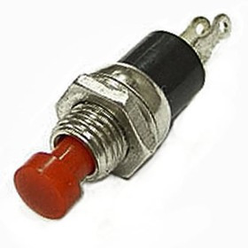 PBS-10B off-(on) красный, Кнопочный переключатель PBS-10B, OFF-ON, красный