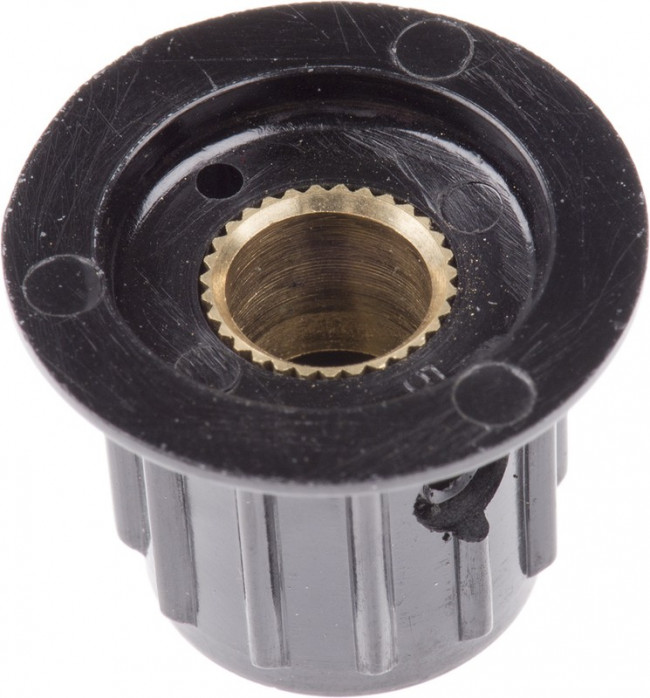 PKA50B1/4, Knobs &amp; Dials .795" LINE IND/SKIRT STR RIB KNOB