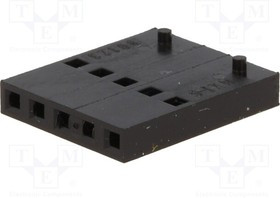 MX-90123-0105, Вилка, провод-плата, "мама", C-Grid III, 2,54мм, PIN: 5, на провод MX-90123-0105, Вилка, провод-плата, "мама", C-Grid III, 2,54мм, PIN: 5, на провод