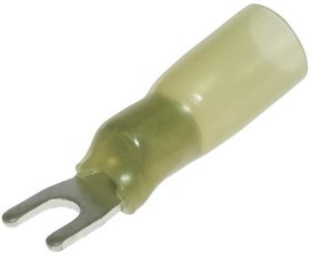 SV5.5-3.5 HST Yellow, Наконечник кабельный вилочный изолированный SV5.5-3.5 HST, 19 А, 12-10 AWG, желтый, латунь луженая