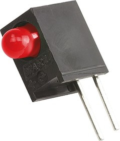 113-305-04, 113-305-04, Red Right Angle PCB LED Indicator, Through Hole 2 V
