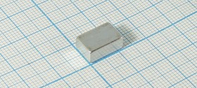 Магнит 12,0x 8,0x 5, параллелепипед, Ni