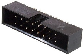 BH2-16, вилка на плату прямая 16 контактов шаг 2мм (DS1014-16) (IDC2-16MS)