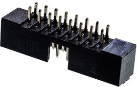 BH2-16, вилка на плату прямая 16 контактов шаг 2мм (DS1014-16) (IDC2-16MS)