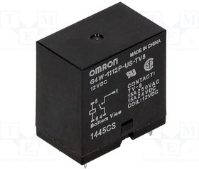 G4W-1112PUSTV812DC, Реле: электромагнитное, SPST-NO, Uобмотки: 12ВDC, Серия: G4W