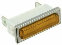 2390QD3-28V, Panel Mount Indicator Lamps AMBER DIFFUSED