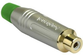 ACJR-SGR, RCA Phono Connectors Diecast SH GLD PLTD CONT COLRD GROM ACJR-SGR, RCA Phono Connectors Diecast SH GLD PLTD CONT COLRD GROM