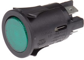 SP6028C1E0000, Кнопочный переключатель, SP60 Series, 25 мм, DPST, Выкл.-(Вкл.), Приподнятый Круглый