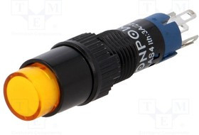 V8Y-11Z-24O, Переключатель: кнопочный, Пол: 2, SPDT, 0,5A/250ВAC, 1A/24ВDC, IP40