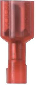 DNF18-187FIB-M, FEMALE DISCONNECT, NYLON FULLY INSULATED, 22 - 18 AWG, .187 X.032 TAB SIZE, FUNNEL ENTRY 07AH2215