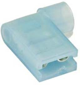 Клемма розетка, 6,4x0,8, 2,0мм2, обжимная, изолированная синяя/прозрачная Клемма розетка, 6,4x0,8, 2,0мм2, обжимная, изолированная синяя/прозрачная