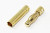 Клемма штекер/гнездо "I", 4,0[контакт], Au, Plug4,0M/F