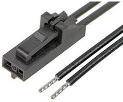 216271-1020, Rectangular Cable Assemblies SL POSITIVE LOCK R-S 2CKT 50MM Sn