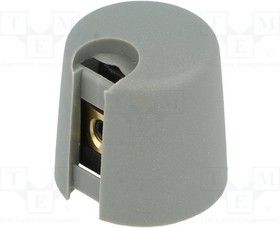 A1016068, Appliance knob Grey ø16mm Without Indication Line