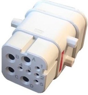 QMR309130, Heavy Duty Power Connectors QMR INLINE RECPT, 4X16 5X23,LC QMR309130, Heavy Duty Power Connectors QMR INLINE RECPT, 4X16 5X23,LC