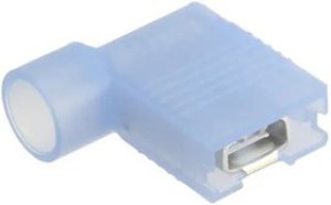 190070035, 19007 Blue Insulated Female Spade Connector, Flag Terminal, 4.75 x 0.81mm Tab Size
