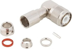 082-856, Conn HN 0Hz to 4GHz 50Ohm Clamp RA Cable Mount PL Silver