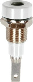 23.0060-29, White Female Banana Socket, 2mm Connector, Tab Termination, 10A, 30 V, 60V dc, Silver Plating