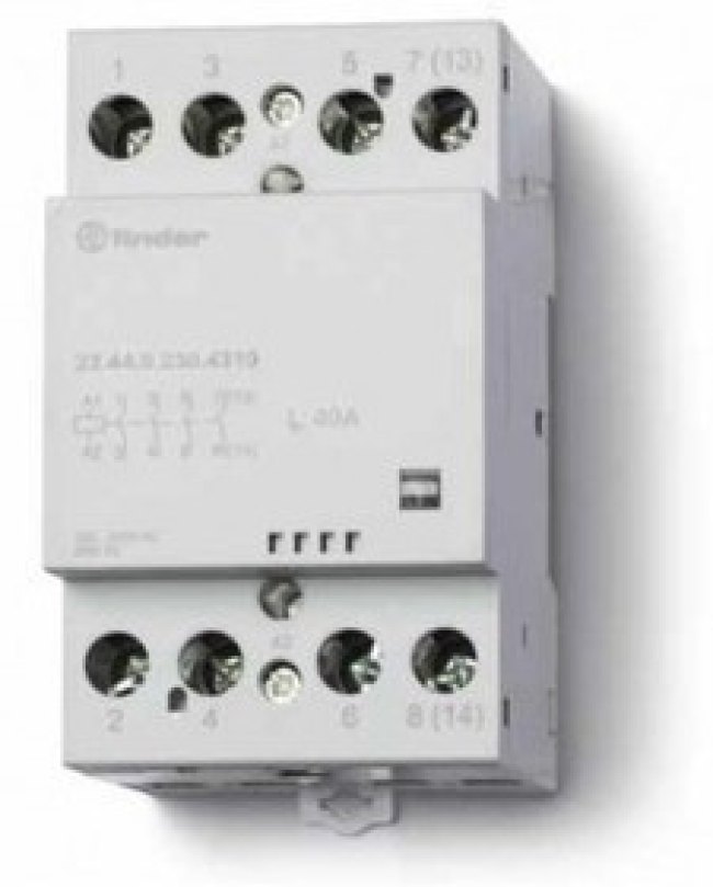 22.44.0.024.4610, Contactor, 2NO / 2NC, 24V, 40A, 16kVA