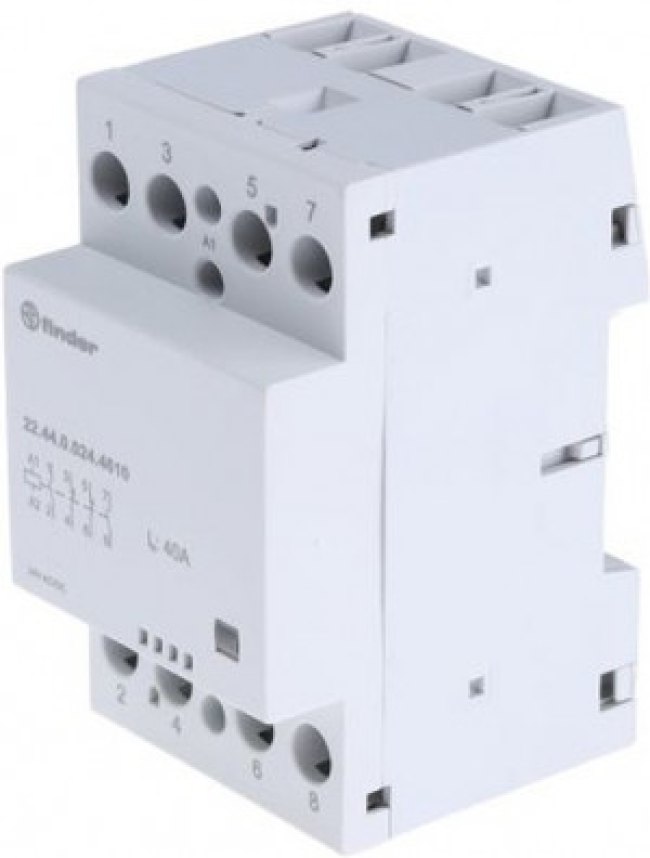 22.44.0.024.4610, Contactor, 2NO / 2NC, 24V, 40A, 16kVA
