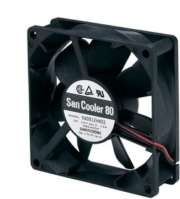 9A0824S4021, 9A Series Axial Fan, 24 V dc, DC Operation, 72m³/h, 2.4W, 100mA Max, 80 x 80 x 25mm 9A0824S4021, 9A Series Axial Fan, 24 V dc, DC Operation, 72m³/h, 2.4W, 100mA Max, 80 x 80 x 25mm