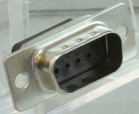 DEU-9PF-F0, 9 Way Cable Mount D-sub Connector Plug