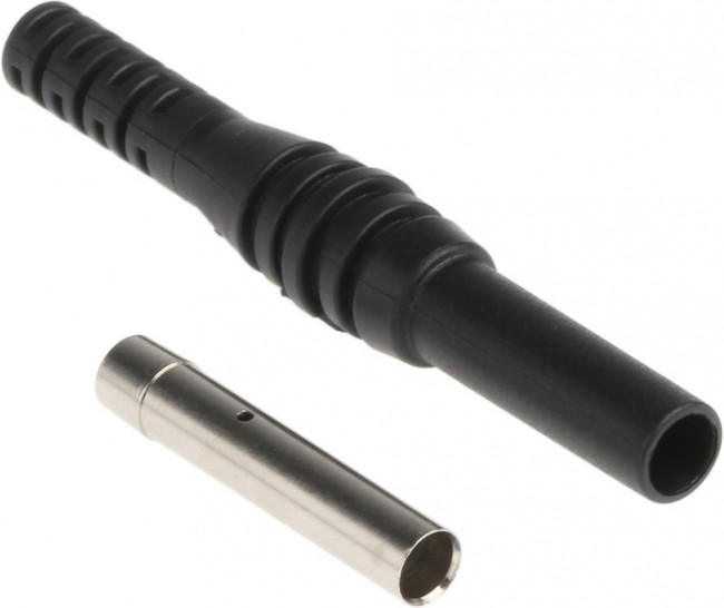 66.9500-21, Black Female Banana Socket, 4 mm Connector, Solder Termination, 19A, 1000V, Nickel Plating 66.9500-21, Black Female Banana Socket, 4 mm Connector, Solder Termination, 19A, 1000V, Nickel Plating