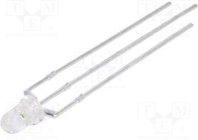 309VPGC2E-A-3C, LED; 3mm; red/green; 30°; Front: convex; 1.6?2.4/2.6?3.4V