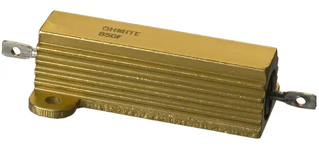 850F750E, Wirewound Resistors - Chassis Mount 50watt 750ohm 1%