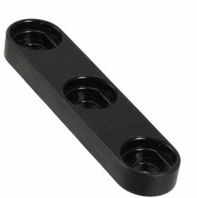 3863-0, Test Plugs &amp; Test Jacks TRPL BNDPOST MTG BASE (BLACK)