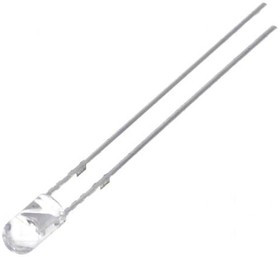 OSR5RU3E31B, LED; 3mm; red; 1120?1560mcd; 30°; Front: convex; Pitch: 2.54mm