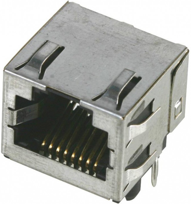 43860-0006, Modular Connectors / Ethernet Connectors RA 6/4 INVERTED offset panel tabs