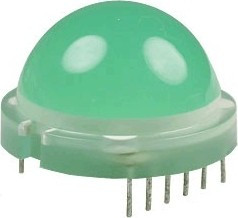 DLC/6SGD, Сборка светодиодная зеленая ОK 120° d=20мм 200мКд 568нМ DLC/6SGD, Сборка светодиодная зеленая ОK 120° d=20мм 200мКд 568нМ