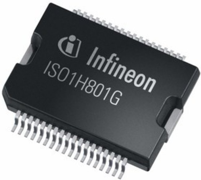 ISO1H801GAUMA1, Current Limit SW 8-IN 8-OUT 4.5V to 5.5V 0.625A 36-Pin DSO T/R ISO1H801GAUMA1, Current Limit SW 8-IN 8-OUT 4.5V to 5.5V 0.625A 36-Pin DSO T/R