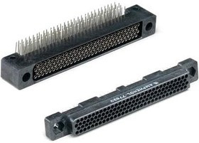 HDB-D4-060M035X, Rectangular MIL Spec Connectors 60 Pin DaughterBoard PCB RA .016 Dia, Ti
