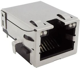 SS-74800-145, Modular Connectors / Ethernet Connectors Mid-Plane Jack No LEDs 1G 0.085IN