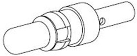 FMP002P103 / 1727040142, 172704 Series, Male Crimp D-sub Connector Contact, Gold over Nickel, 16 200 AWG