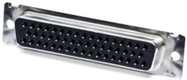2335890-5, D-Sub Standard Connectors AMPLIMITE SZ 5 RECEP 50 POS, ST STL SHEL