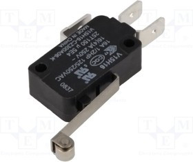 V15H16-CZ300A06-K, Микропереключатель SNAP ACTION; с рычагом (с роликом); SPDT V15H16-CZ300A06-K, Микропереключатель SNAP ACTION; с рычагом (с роликом); SPDT